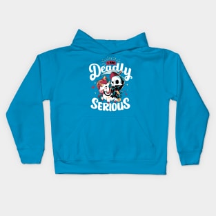 Deadly Serious - Grim Reaper's Unicorn Kids Hoodie